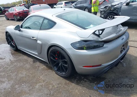 2020 Porsche 718 Cayman Gt4 z USA, uszkodzony, nr VIN WP0AC2A82LK289130